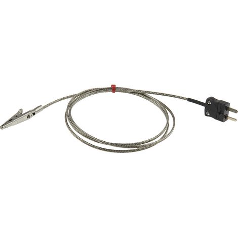 Thermocouple type J, +250°C max à Fiche mâle miniature ( Prix pour 1 ) (1/3)