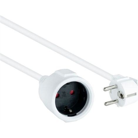 Prolunga elettrica Nanocable 10.22.0603-W bianca 3 metri 4000 W (1/2)