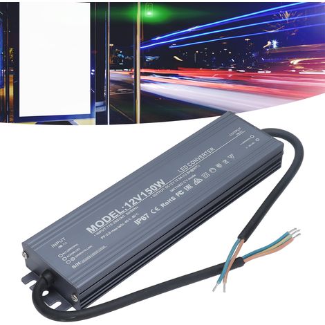IP67 wasserdichtes Netzteil für LEDs, Konstantspannung, 150 W, 170–265 V AC, 12 V (1/5)