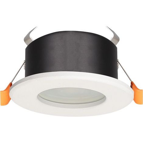 Support Spot LED étanche IP65 Fixe Rond BBC blanc (1/5)