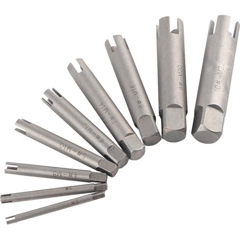 Extracteur de Tarauds Cassés en Acier, Kit de Démontage pour Vis et Boulons Endommagés
