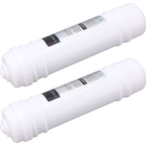 2er-Set Wasserfilterkartuschen, 10 Zoll, Aktivkohle, T33, Universaldesign, für Zuhause (1/5)