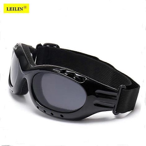 Lunettes de sécurité tactiques de protection transparentes antichoc - Verres gris anthracite résistants au vent et à la poussière (1/5)