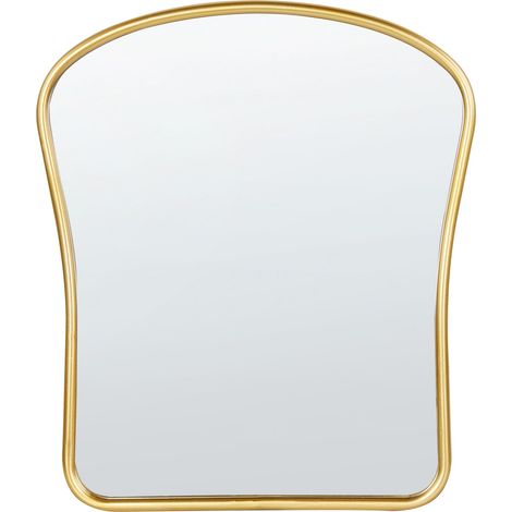 Wandspiegel NOTH 45 cm 53 cm Metall Gold