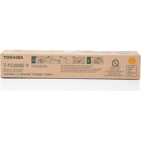 Toner Toshiba T-FC200E TFC200E Giallo Gelato (6AJ00000131) per Stampanti Toshiba con Capacit� di 33.600 Fogli