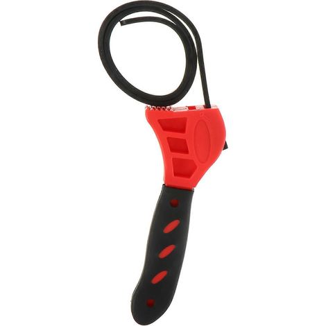1 clé à sangle en caoutchouc pratique, ouvre-bouteille unique à sangle réglable, ouvre-bocaux-16.5X5.8cm (1/2)