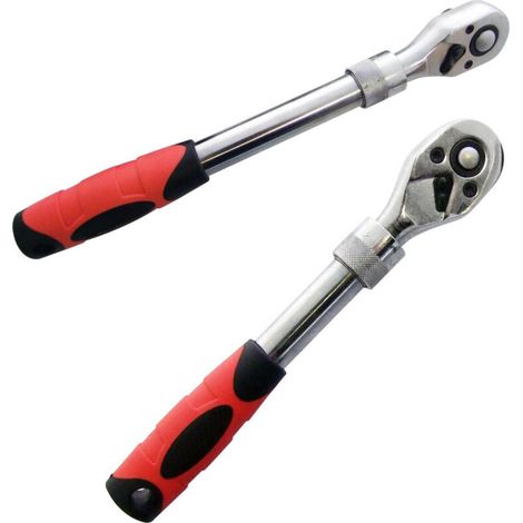 Clé à Cliquet Télescopique Extensible Réversible 1/4" (1/3)