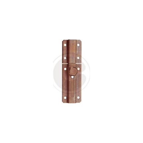 20 pz catenaccio catenacciolo orizzontale acciaio bronzato 80 mm porte porta (1/2)
