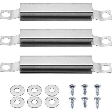 Set of 3 Stainless Steel Replacement Burners - Universal Adjustable Cross Tube for Gas Barbecue (1/5)