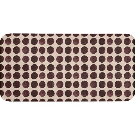 TAPPETINO PER WC Pois - Motivo - Marrone 120x60 cm (1/5)