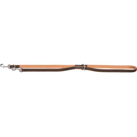 Trixie Active Comfort laisse cuir brun 2 mètres (1/5)