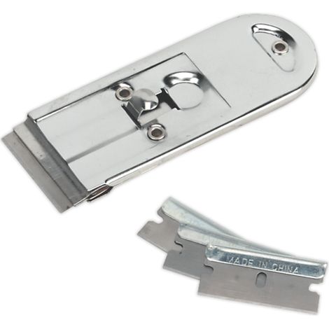 Sealey AK867 Retracting Razor Scraper with Blades (1/2)