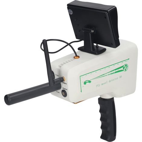 Détecteur d'or longue portée AC100 à 240V, scanner de métaux souterrain avec écran haute définition pour or, argent et cuivre, prise UE (1/5)