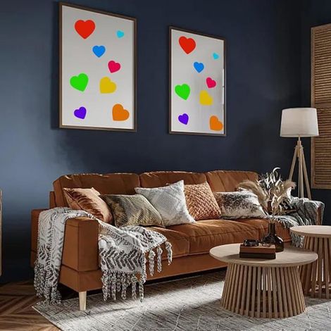 8 x Heart Stencils in Different Sizes  Painting Heart Stencils for Painting on the Window Wall Home Decoration DIY POCHOIR CREATIF (1/5)