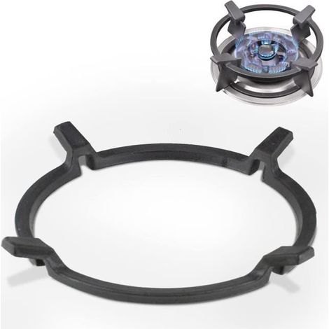 Support de Poêle à Wok - Universel - Fonte Antidérapante - 16 cm - Compatible Gaz - Robuste (1/4)