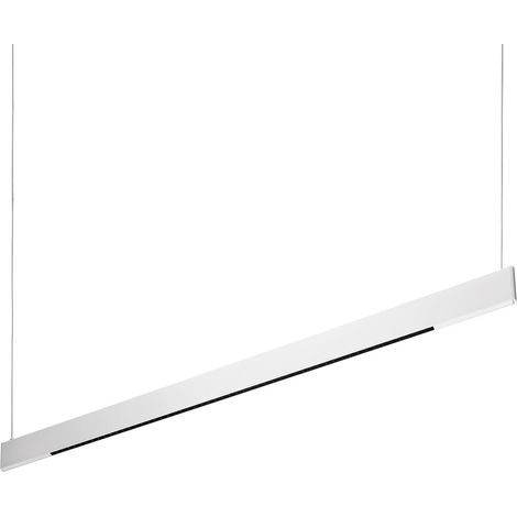 Ideal Lux Sospensione Moderna Steel 2 luci LED integrato bianco metallo