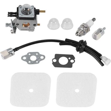 Kit Carburateur avec Filtre à Air pour Moteur 2 Temps Motoculteur Cultivateur Pièces Agricoles