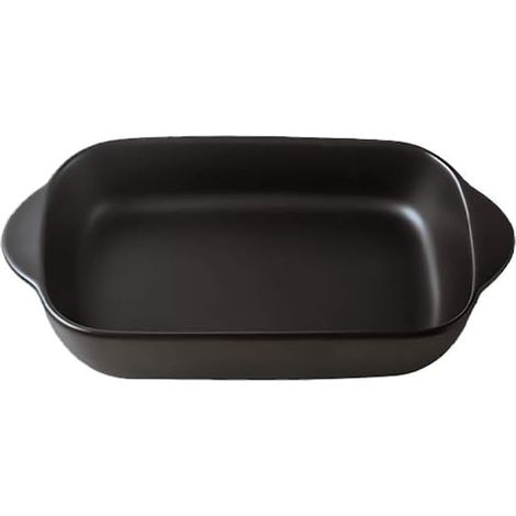 noir Petits plat four rectangulaire en céramique pour four-plat à gratin/lasagn-23x 12,5 cm(550ML) (1/5)