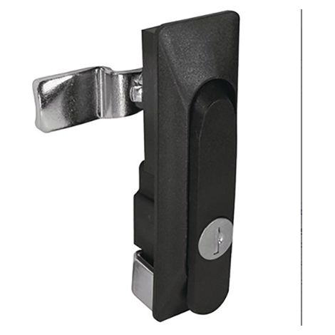 Serrure batteuse RS PRO, déverrouillage Clé noir ( Prix pour 1 )