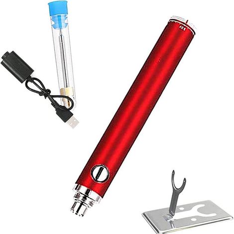 Station de soudage sans fil USB portable avec fer à souder à température réglable pour réparation et bricolage (1/5)