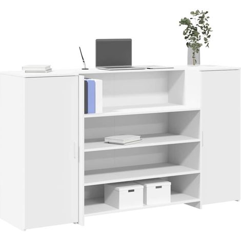 Mostrador de recepción 180x50x103,5 cm madera de ingeniería