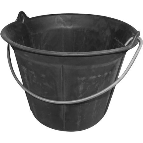 Cubeta de albañil de caucho Flexogom 11l - Vinmer