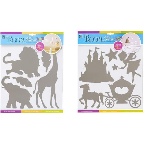 Pegatinas de pared con efecto espejo MIX