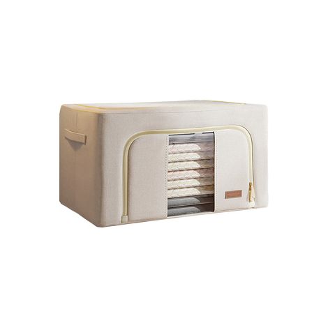 Caja de almacenamiento de ropa plegable de algodón 24L