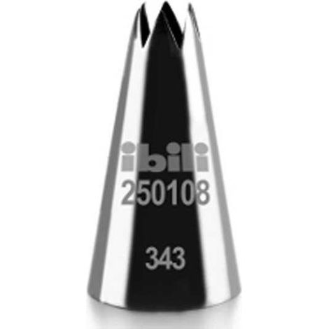 ibili Douille étoile ouverte 8 mm argenté