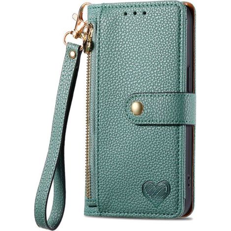 Coque Portefeuille - Etui Rabat Cuir PU avec Porte-Cartes et Support pour Samsung Galaxy S25 - Fermeture Magnétique - Protection Ecran et Objectif - 1 Pièce (1/5)