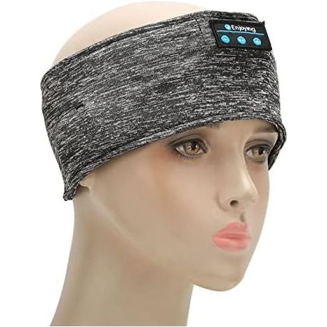 Casque de Sommeil sans Fil, Casque Bandeau Bluetooth avec Haut-Parleur Stéréo HD, écouteurs de Sport, Casque de Sommeil pour Dormeurs, Femmes Hommes (1/5)