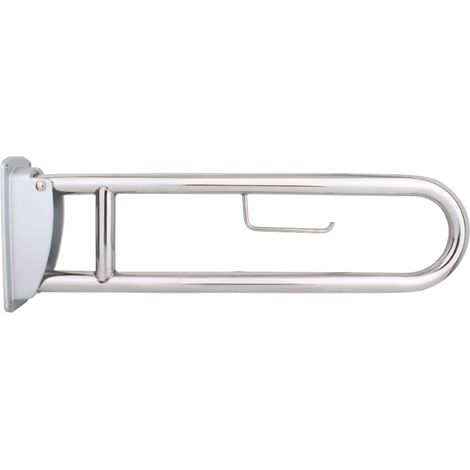 Barra de apoyo abatible en acero Inox 304 multifunción cromo GME (1/2)