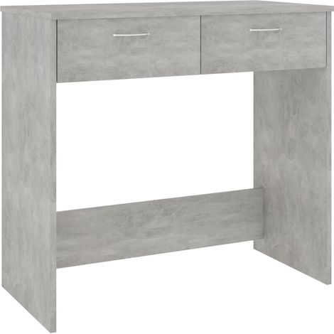Maison Exclusive - Scrivania Grigio Cemento 80x40x75 cm in Legno Multistrato