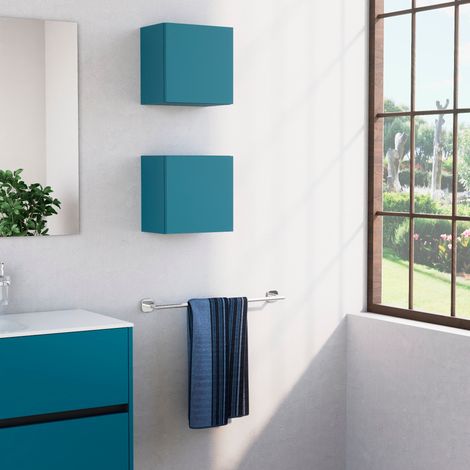Inda - Pensile bagno con anta DX 30x30 cm - Avio opaco (1/3)