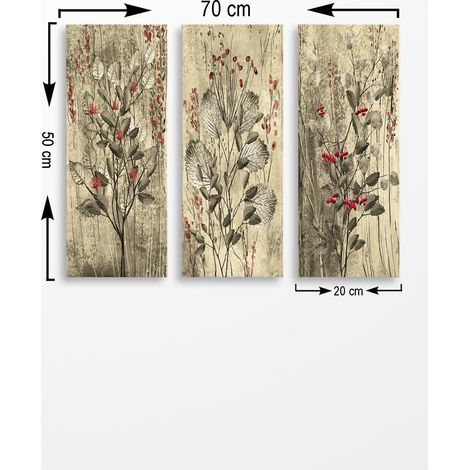 Decorazione murale in MDF Painting Multicolore (1/2)