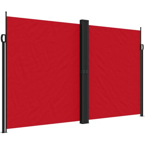 Store Banne - Auvent latéral rétractable Rouge 200x1200 cm fr10633 - Maison La Vie (1/5)