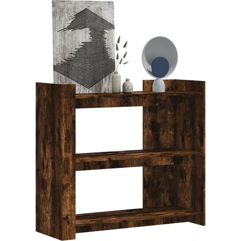 Konsolentisch Räuchereiche 100x35x90 cm Holzwerkstoff