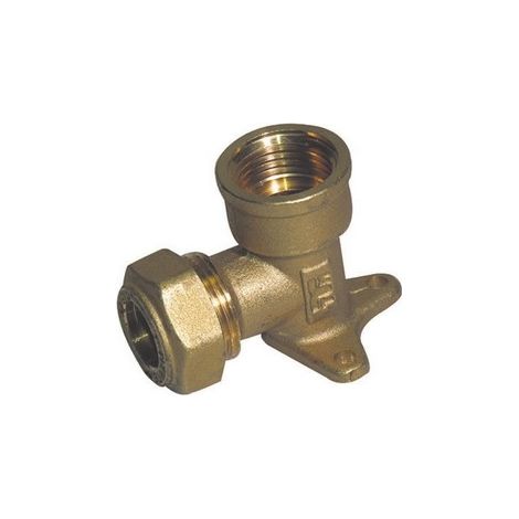GOMITO A 90° CON FLANGIA  O-RING FEMMINA TIEMME GAS Misura: 1/2 x 16 -CONF