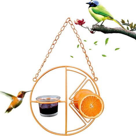 Orioles Wild Bird Feeder Hanging Metal Bird Feeder Freestanding Bowl Design (1/5)