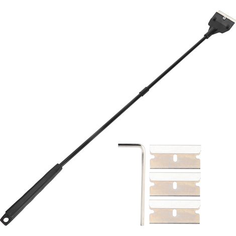 Grattoir à algues pour aquarium, petit aquarium en verre, manche long, lames remplaçables, modèle allongé (1/5)