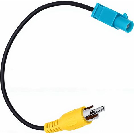Adaptateur de Faisceau de Caméra de Recul Transmission du Signal Câble Adaptateur Vidéo de 9,05" de Longueur pour le Divertissement Multimédia du Véhicule (1/5)