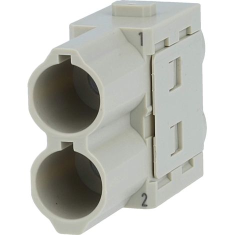 HARTING Han 70 Ampere Modul Stifteinsatz (M) Crimpanschluss, 2-polig 1000V, 70A - 1 Stück (1/3)