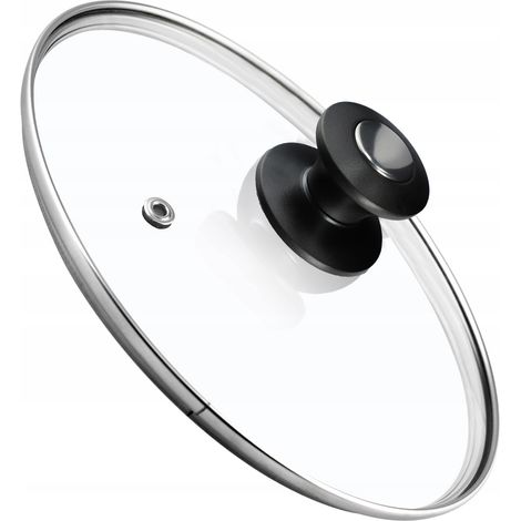 KADAX Coperchio in vetro da 28 cm Copri pentola per padella (1/5)