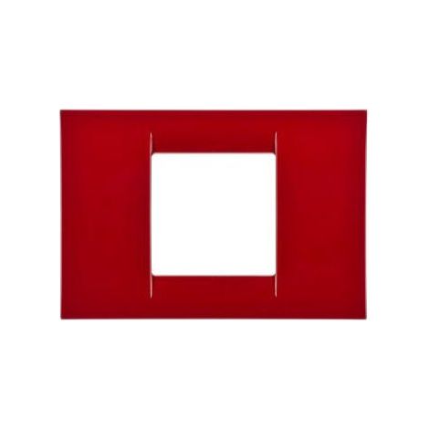 PLAQUE 2 POS.ROUGE BORDEAUX SYSTEM VIRNA GEWISS GW22132