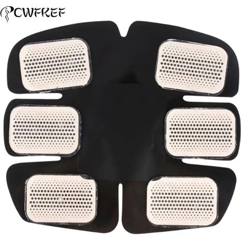 Appareil unisexe d'électrostimulation abdominale en gel, stimulateur abdominal intelligent, électrodes autocollantes pour le fitness et l'amincissement du corps05434
