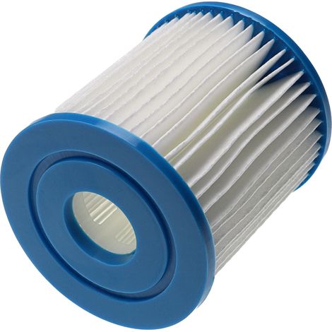 vhbw 3x Filter Cartridge compatible with Bestway Flowclear 58381 (1.249 l/h) Swimming Pool, Filter Pump - Water Filter, Blue White