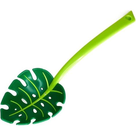Utensile da cucina universale a forma di foglia, in materiale ABS, dal design creativo, unico e moderno, 30x9,5 cm, verde. (1/5)