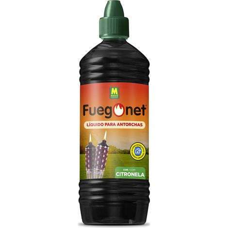 Flüssigkeit für Brenner mit Citronella, 1L, Fuegonet Massó 231558 (1/2)