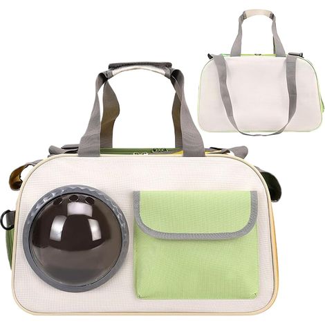 CCYKXATransporteurs Pour Chats Sac Bandoulière De Respirant Et Portable Transporteur Pour Chat Pour Hôpital, Avion, Voiture, Camping, Aventures En Plein Air (1/5)