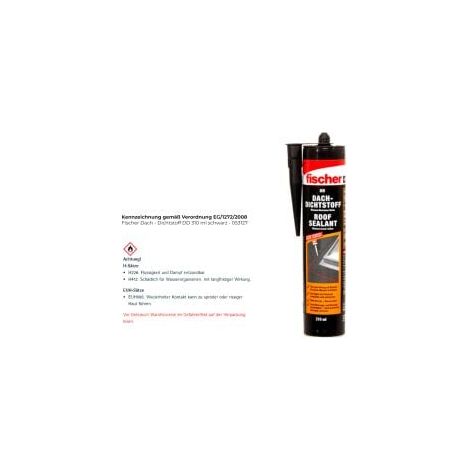 Fischer Dach - Mastic d'étanchéité DD 310 ml noir - 053127 (1/3)